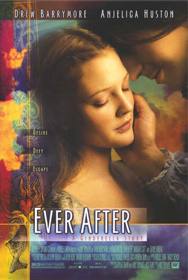 Movie poster for Ever After: A Cinderella Story featuring two women in a tender moment.