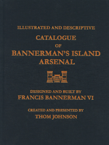 Cover of Bannerman's Island Arsenal Catalogue with castle illustration.